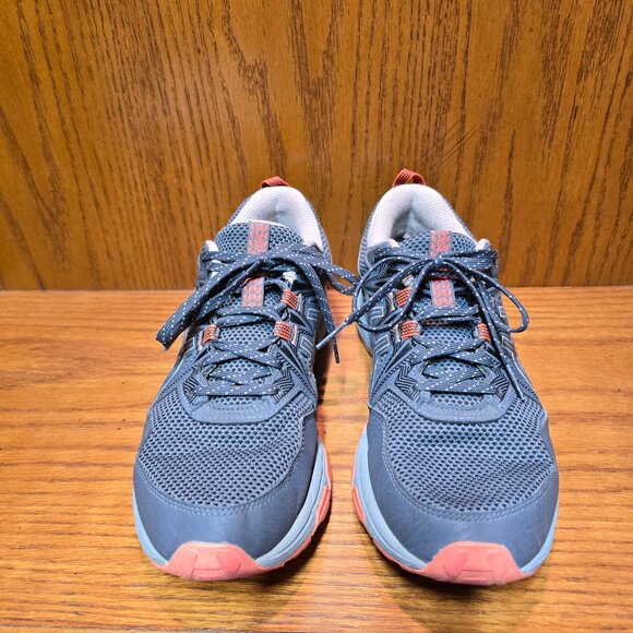 Asics Gel-Venture 8 Running Shoes Sneakers Womens Size 8 Gray Pink Orange Trail - Picture 8 of 10